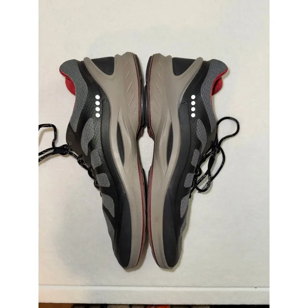 Ecco Men's BIOM Fjuel Racer Trainers Walking Shoes Green Gray Red 10.5 EU44